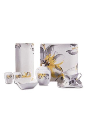 Link Collection 28 Piece Square Breakfast Set A8571 9090404A8571 - KORKMAZ