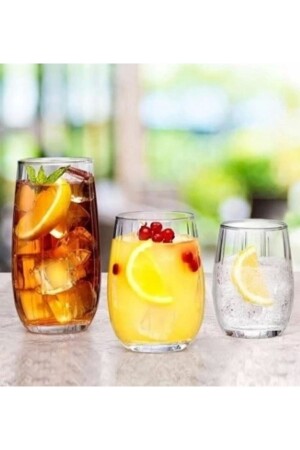 Linka 18 Piece Water Soft Drink Coffee Glass Set Han-krp-420405-420302-420212 - Paşabahçe