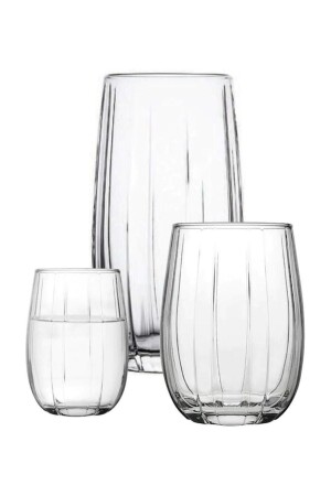 Linka 18-teiliges Wasser-Erfrischungsgetränk-Kaffeeglas-Set Fma07089 PAŞABAHÇELINKA - Paşabahçe
