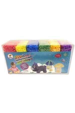 Lino 152017 Non-Drying Foam Play Dough 6x10gr - Lino