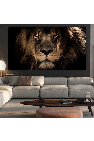 Lion Decorative Canvas Painting ALV3231042677 - Piri Kanvas Tablo