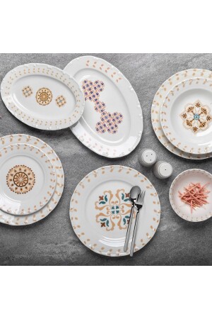 Lionetta 29 Piece Dinner Set for 6 People 58YMT000724 - Aryıldız