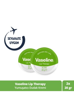 Lip Therapy Softening Lip Cream Aloe Vera Extract 20 G X2 SET. UNI. 554 - Vaseline