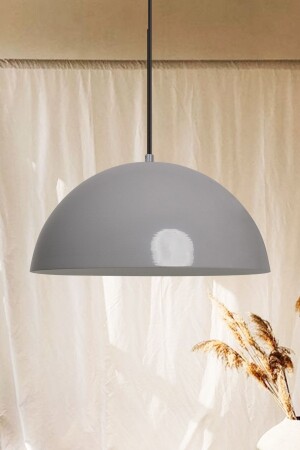 Lipeo Gray Chandelier Single Pendant Lamp Living Room Kitchen Hotel Cafe Lamp Lighting Hairdresser Shop Store - Bamyum