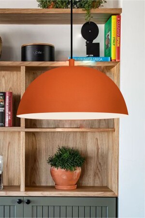 Lipeo Orange Chandelier Single Pendant Lamp Living Room Kitchen Hairdresser Cafe Lamp Decorative Lighting Patisserie BMM7080 - Bamyum