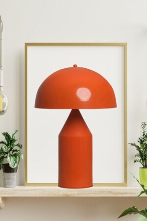 Lipeo Orange Table Lamp Decorative Desktop Lighting Hall Lampshade Bedroom Bedside Lamp BMM6801 - Bamyum