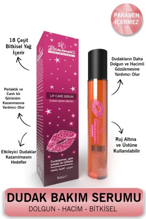 Lippenauffüllendes Lippenpflegeserum - Rosawomans