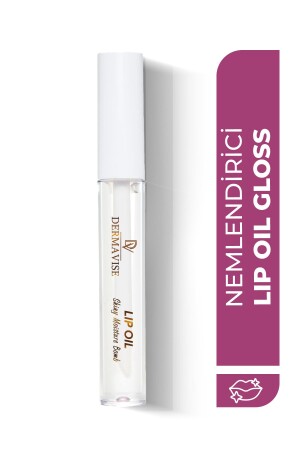 Lippenöl, glänzender Lipgloss, feuchtigkeitsspendendes Lippenöl, Sheabutter, Jojobaöl, Vitamin-E-Öl - Dermavise