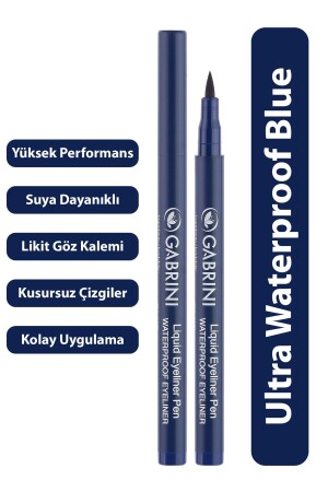 Liquid Blue Eyeliner Liquid Eyeliner Pen - Gabrini