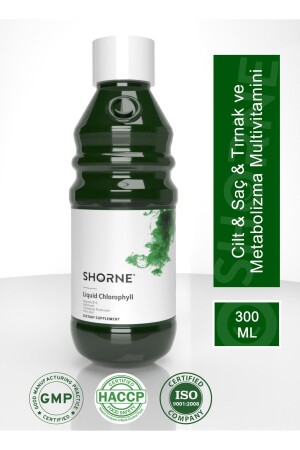Liquid Chlorophyll Multivitamin Food Supplement 300ml - Shorne