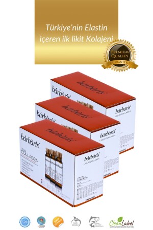 Liquid Collagen 10*50ml Tip1-tip3 100% Pure Fish Collagen & Elastin Skin Hair Nail 3 Packs - Barbaris