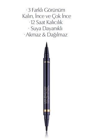 Liquid Eyeliner - Little Black Liner Color: Black- 01 Onyx - Thick- Thin- Very Thin - Estee Lauder
