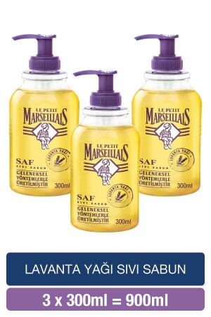 Liquid Soap Lavender 300 ml x3 35746612238413 - Le Petit Marseillais