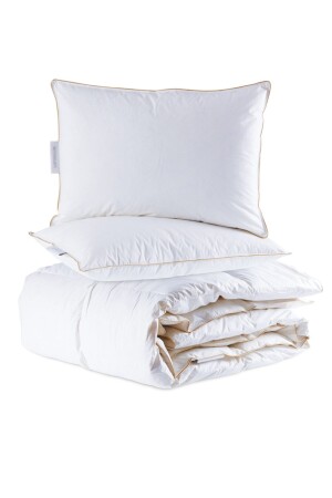 Lisa Gänsefeder-Bettwäsche-Set – Doppelbett 195 x 215 / 50 x 70 PN19KSET0006BYZ - Penelope