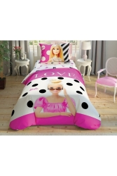 Lisanslı Barbie Glitter Nevresim Takımı BARBIE GLITTER - Taç