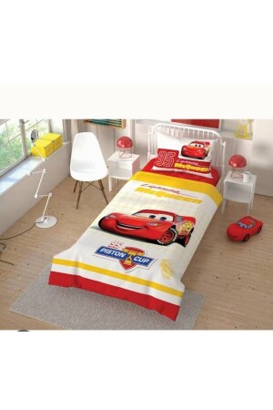 Lisanslı Disney Cars - Çek Canlandır Tek Kişilik Nevresim Takımı TYC00618269135 - Taç