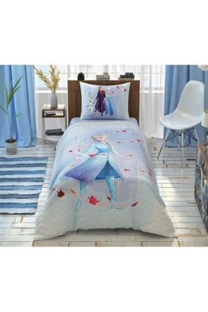 Lisanslı Dört Mevsim Set Frozen 2 Breeze Kapitoneli FROZENCOMP - Taç