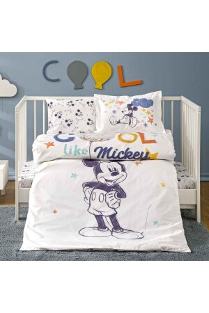 Lisanslı Mickey Mouse Bebek Nevresim Takımı 1000044773 - Taç
