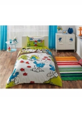 Lisanslı Şirinler Tek Kişilik Complete Set nd_8696048538159 - Taç