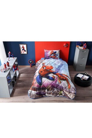 Lisanslı Tek Kişilik Yorgan Seti Spiderman 60185854 - Taç