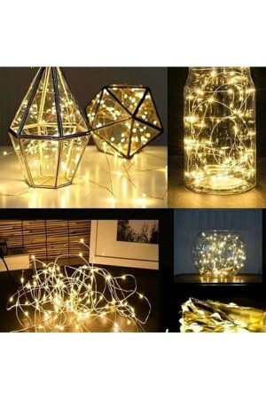 Lively Led Light 5 Meters Daylight 3 Battery Decoration Lamp Led Garden Room Cafe Wall Curtain LED - Qniay