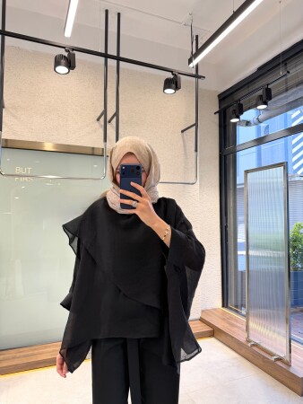 Liya Gömlek - Siyah - Nuuwears