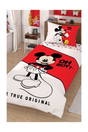 Lizenziertes Bettwäsche-Set für Einzelbett – Mickey Czech Revive 60212054 - Taç