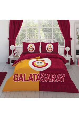 Lizenziertes Taç-Doppelbettbezug-Set mit Logo und Taç-Lizenz 851564564 - Galatasaray
