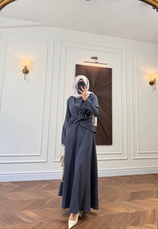 Lizge Dress - Navy Blue - Duendeca