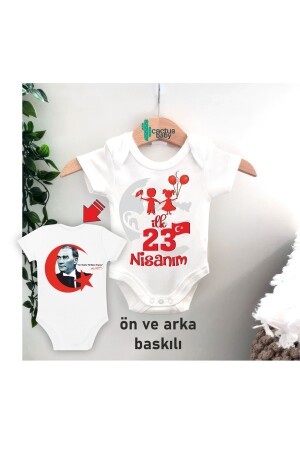 LK 23 APRIL BAYRAM ATATÜRK WRITTEN COTTON Baby Bodysuit - Cactus Collection