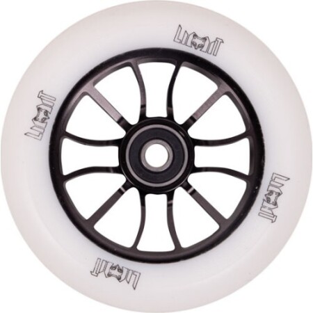 LMT S model scooter tekerlekleri, 110 mm, ABEC 9 rulmanlı - Siyah-Beyaz - Limit