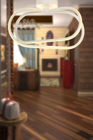 Loca 3 Color LED Ceiling Mount Chandelier White BEG0080BEG02 - Begüsa