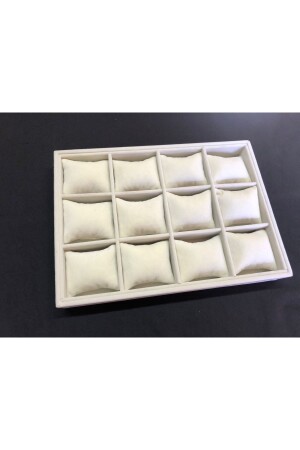 Local Sertex Fabric Cream Color Padded Bracelet & Watch Table trnd2022 - Aydın Decor