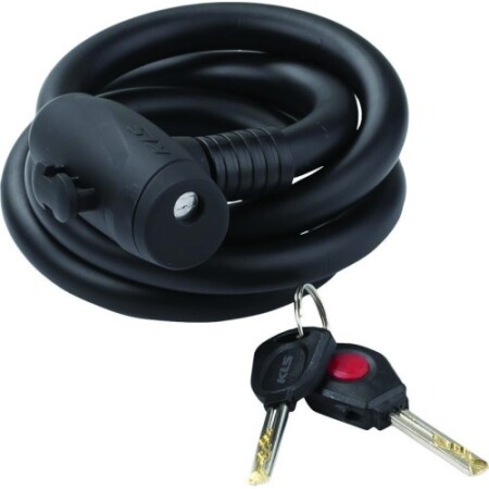 Lock KLS Coil kablo 4.5x150cm (siyah) - Kellys
