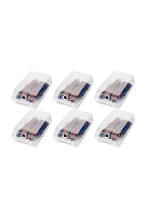 Lockable Men's Shoe Box with Gondola Cover 6 Pieces - Gondol Plastik