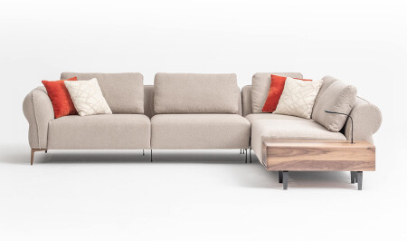 Lodge Corner Set with Coffee Table - Cadde Yıldız