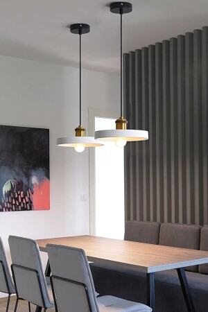 Loft Modern Design 25 cm Diameter 1 Piece Metal Color Single Kitchen Room Pendant Lamp Chandelier TYC00536781627 - trend avize