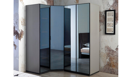 Lofter Corner Wardrobe - Cadde Yıldız