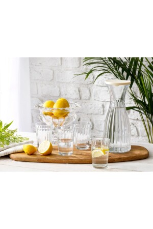 Lona Glass 5 Piece Water Set with Lid 1000 ml 10029023 - English Home