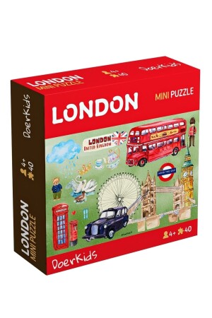 London Mini Puzzle 40 Parça 4 Yaş - Doerkids