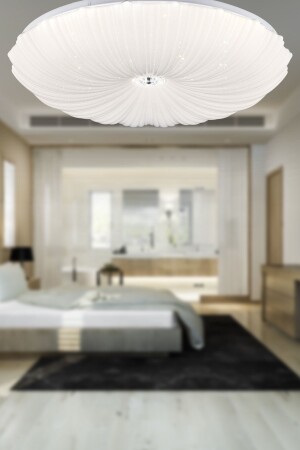 London Single White 3 Color 61 Watt LED Modern Living Room, Hallway, Hall Led Chandelier 21040-50 - Apliqa