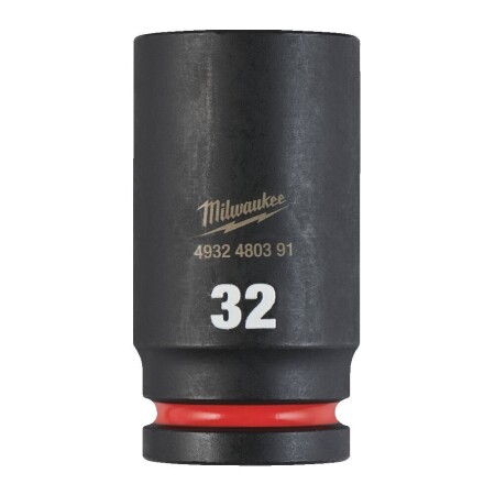 Long hexagonal impact socket MILWAUKEE SHW 3/4