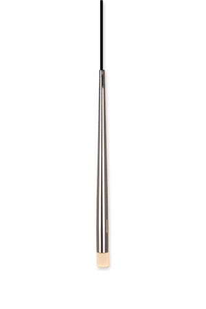 Long LED Silver Color Coated Single LED Pendant Lamp LLSAA0101 - Fivorno Aydınlatma