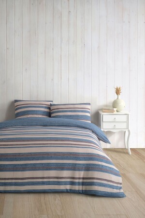 Lonny 100% Cotton Yarn Dyed Washed Double Duvet Cover Set 10481114171 - İrya