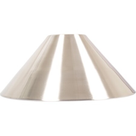 Loose brushed chrome lampshade 37c - Buffalo