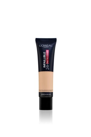 L'oréal Paris Infaillible 24h Matte Cover High Coverage Foundation - 200 Golden Sand - L'oreal Paris