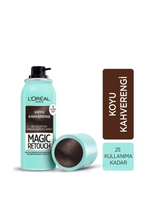 L'Oreal Magic Retouch Beyazlar İçin Kapatıcı Sprey Koyu Kahverengi 75 Ml - L'oreal Paris