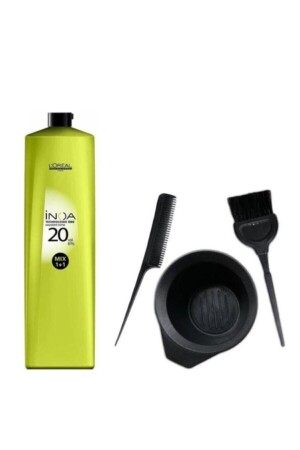 Loreal Oxidant Cream 20 Vol 6% 1000ml + Hair Coloring Set CK06251 - İNOA
