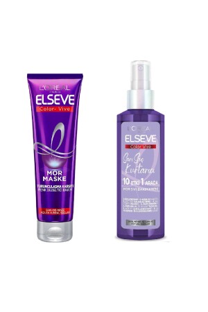 Loreal Paris Anti-Orange Purple Mask 150 Ml & Anti-Orange Hair Spray 150ml 3600525039133 - Elseve