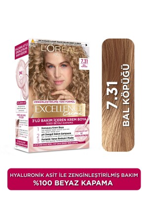 L'Oréal Paris Excellence Creme-Haarfärbemittel – 7. 31 Honigschaum - L'oreal Paris